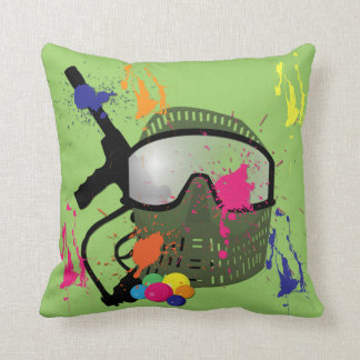 Paintball Throw Pillow