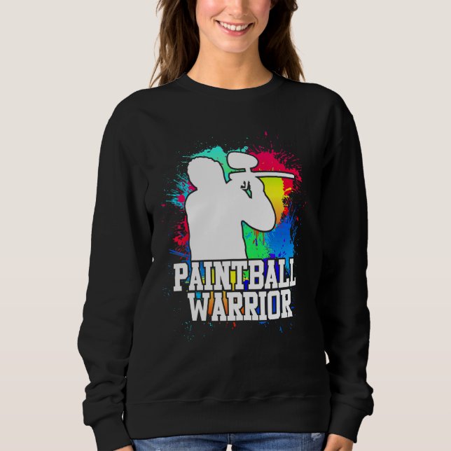 Paintball Warrior Paintballer Sweatshirt (Front)