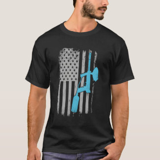 Paintballer Patriotic Usa American Flag Paintball  T-Shirt