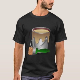 Paintbrush and Can  T-Shirt