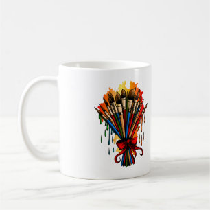 Paintbrush Bouquet Coffee Mug