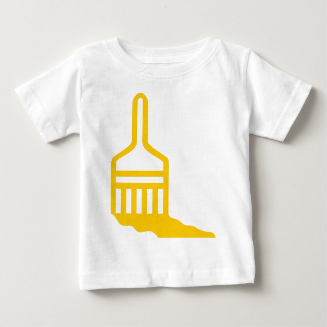 Paintbrush Icon Baby T-Shirt (Front)