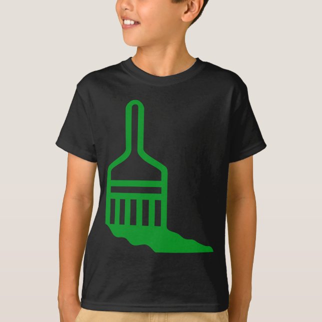 Paintbrush Icon T-Shirt (Front)