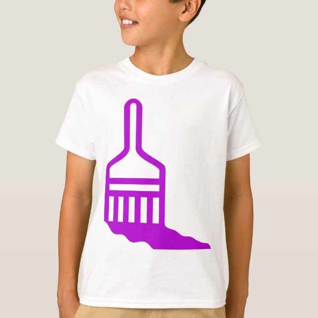 Paintbrush Icon T-Shirt (Front)