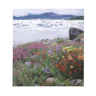 Paintbrush, Lupine, Fireweed. Icebergs Russell Notepad