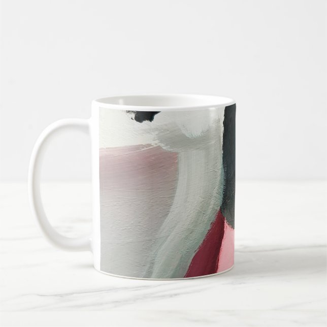 Painted abstract background. Abstract art backgrou Coffee Mug (Left)