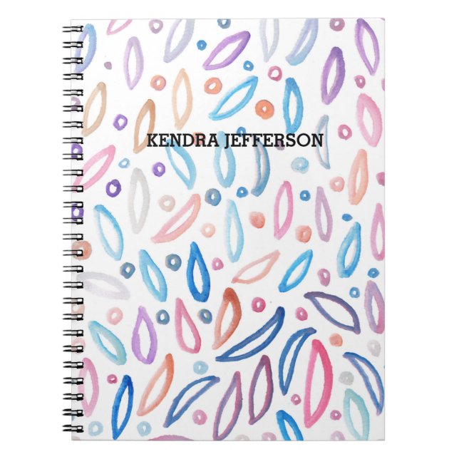 painted abstract notebook (Front)