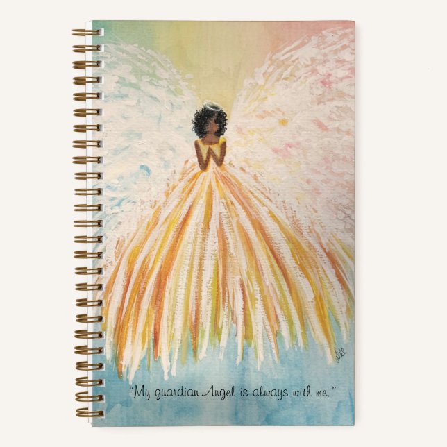 Painted Angels Spiral Notebook (5.5 x 8.5) (Front)