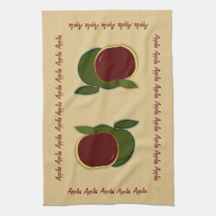 Painted Apples (foe) Tea Towel