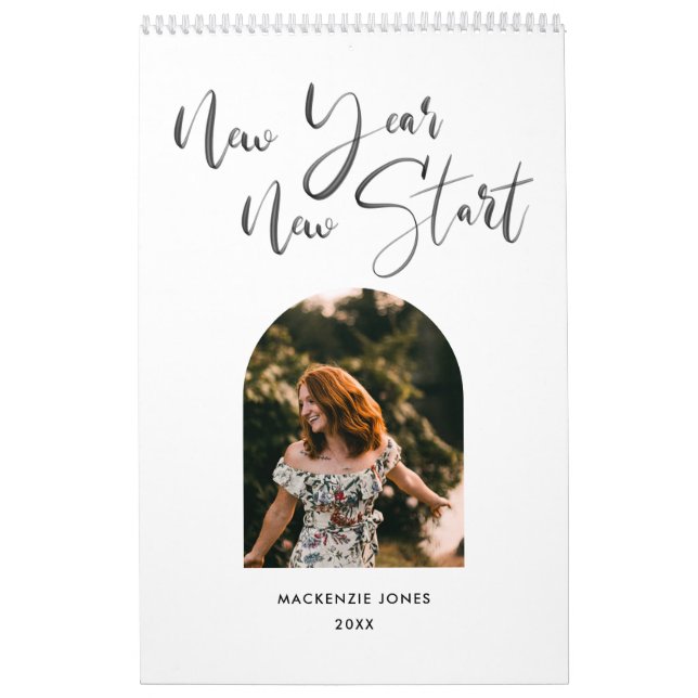 Painted Arch Personalised Photo Calendar (Cover)