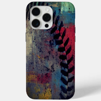 painted Baseball iPhone 15 Pro Max Case