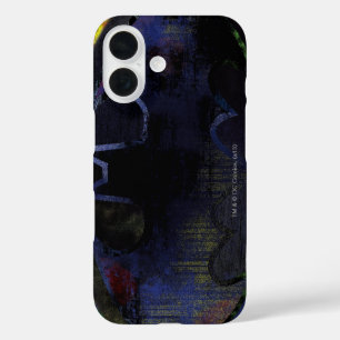 Painted Bat Symbol iPhone 16 Case