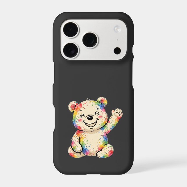 Painted bear phonecase (Back)