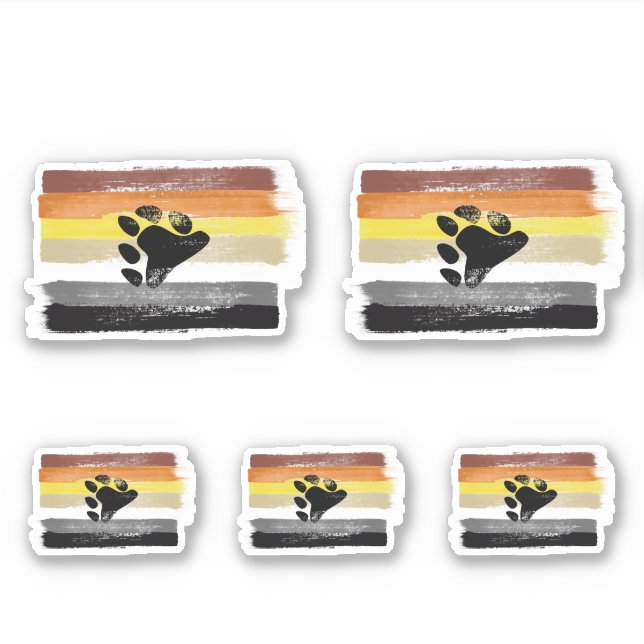 PAINTED BEAR PRIDE FLAG and SYMBOL (Front)