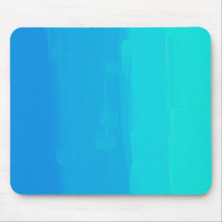 Painted Blue Mouse Pad