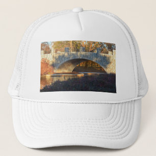Painted Bridge At Sunset by Shirley Taylor Trucker Hat