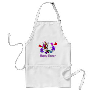 Painted Bunny Eggs Standard Apron