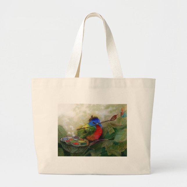 Painted bunting Bird Bag (Front)