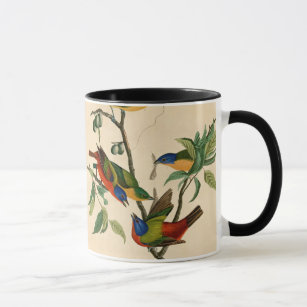 Painted Bunting by Audubon Bird Painting  Mug