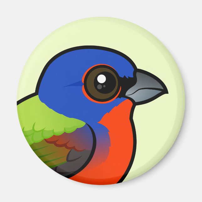Painted Bunting Magnet (Front)