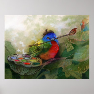 Painted Bunting Print