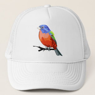 Painted Bunting Trucker Hat