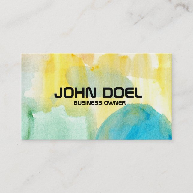 painted business card (Front)