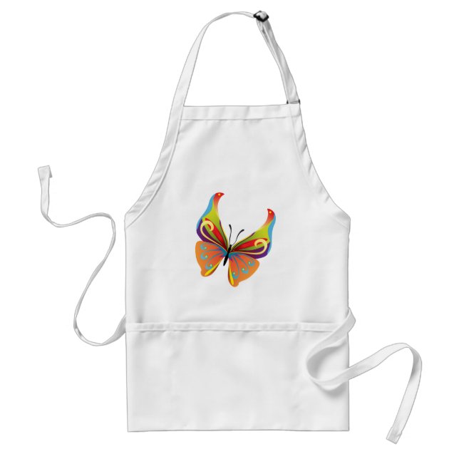 Painted Butterfly Standard Apron (Front)