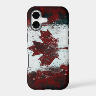 Painted Canadian Flag