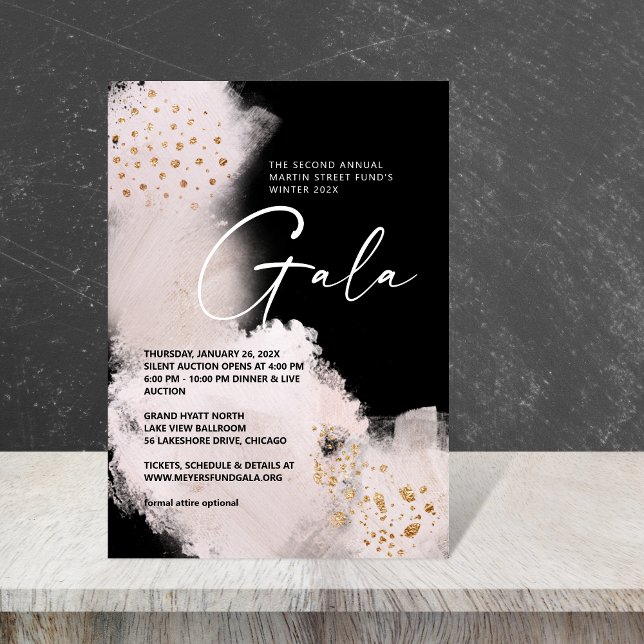 Painted Canvas Gala Invitation (Creator Uploaded)