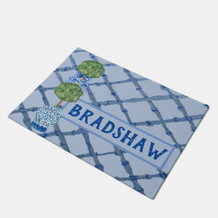 Painted Chinoiserie Ginger Jars Jar Doormat