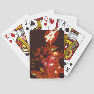 Painted Christmas Playing Cards