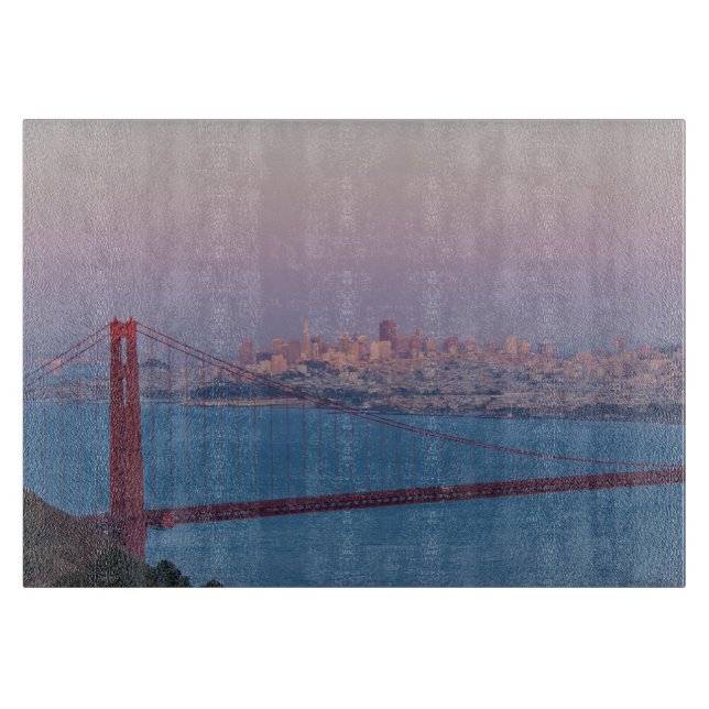 Painted City Cutting Board (Front)