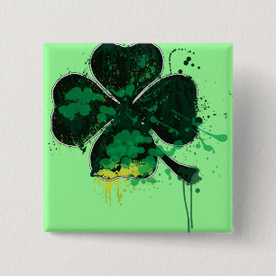PAINTED CLOVER PIN