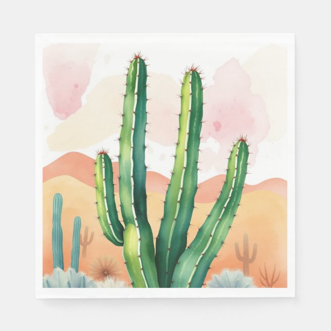 Painted Desert Blooms Napkin (Front)