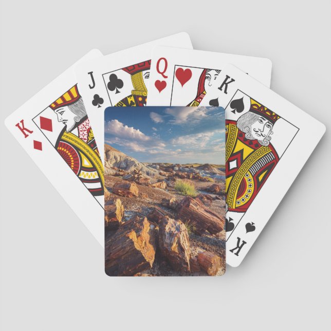 Painted Desert Canyon Landscape Playing Cards (Back)