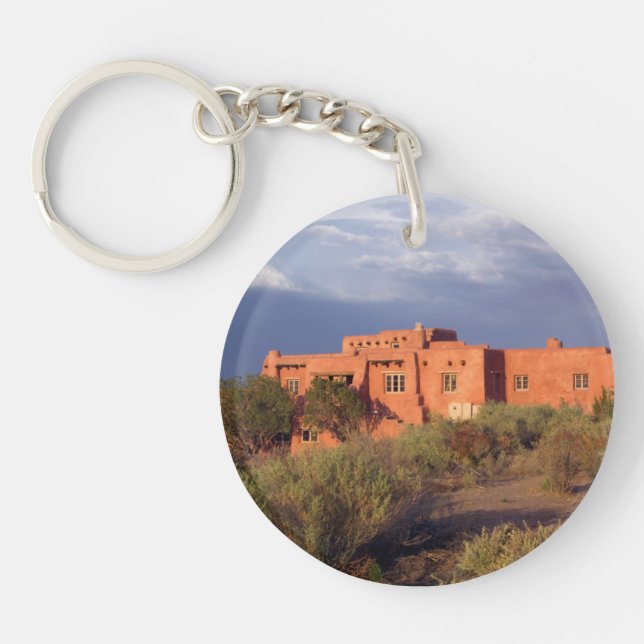 Painted Desert Inn, Petrified Forest NP, Arizona Key Ring (Front)