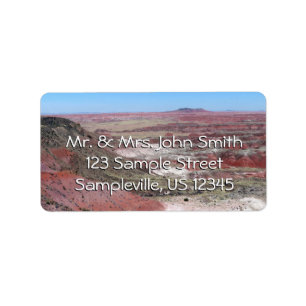 Painted Desert Rim Vista Label