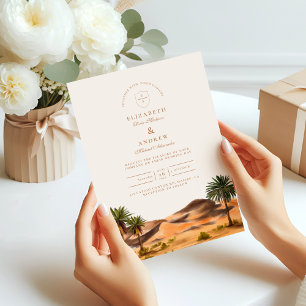 Painted Desert Wedding Invitation