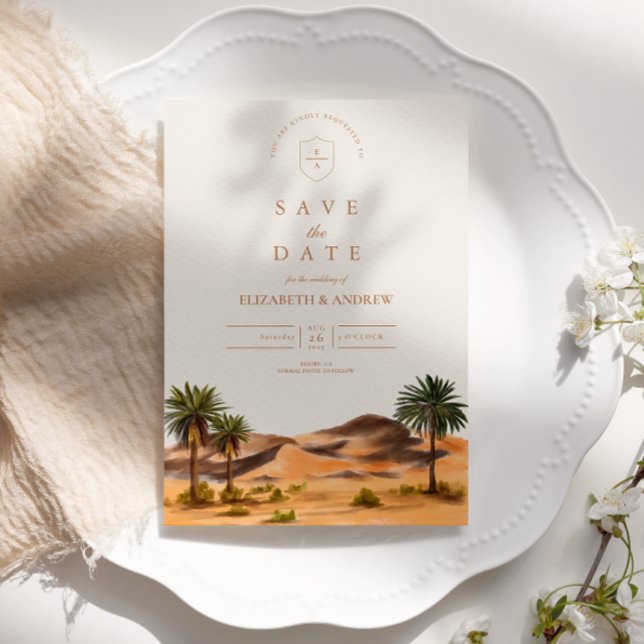 Painted Desert Wedding Save The Date (Creator Uploaded)