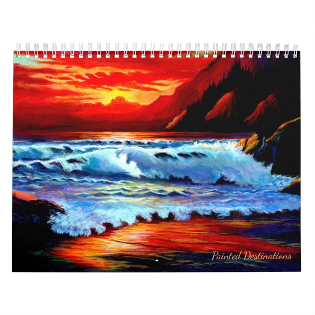 Painted Destinations Calendar (Cover)
