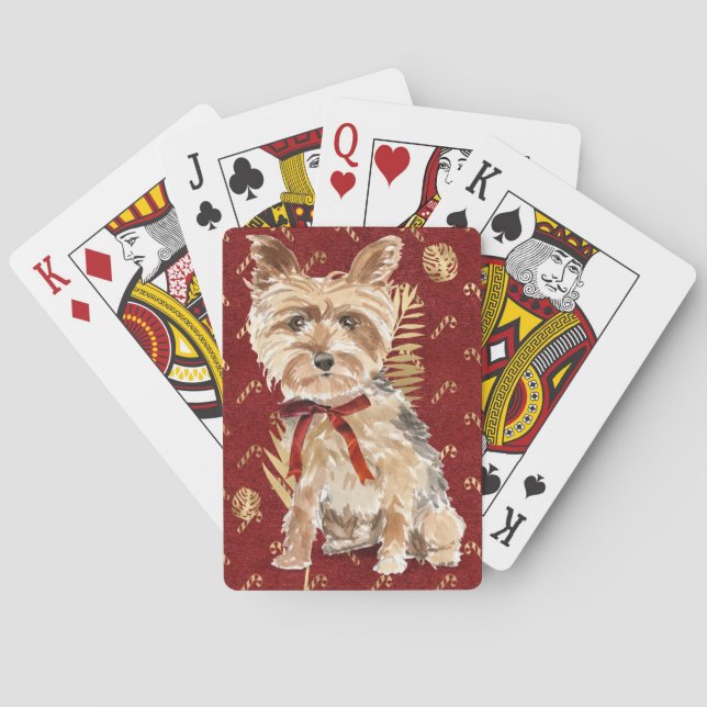 Painted Dog Fun Playing Cards (Back)
