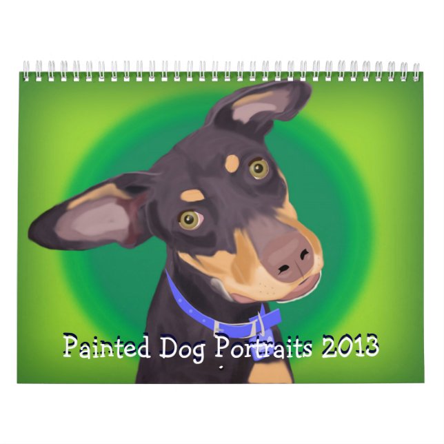 Painted Dog Portraits 2013, Colourful and Vibrant Calendar (Cover)