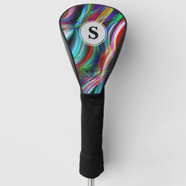 Painted Dunes Monogram Golf Head Cover (Front)