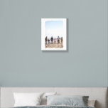 Painted Edges Brush Stroke Frame Custom Photo Canvas Photo Tile<br><div class="desc">Turn your favourite photo into a work of art that will complement any decor. This canvas wall art is perfect for displaying vertical or portrait-orientated photos. A painted style,  brush-strokes effect gives your snapshot an artsy look.</div>