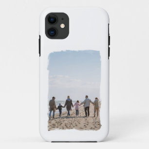 Painted Edges Brush Stroke Frame Custom Photo iPhone 11 Case