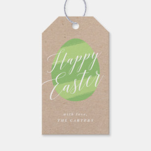 Painted Egg Easter Gift Tag