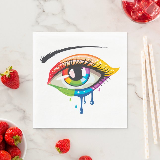 Painted Eye Napkin (Creator Uploaded)