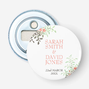 Painted Floral Bottle Opener