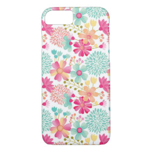 Painted Floral Pattern iPhone 7 Case
